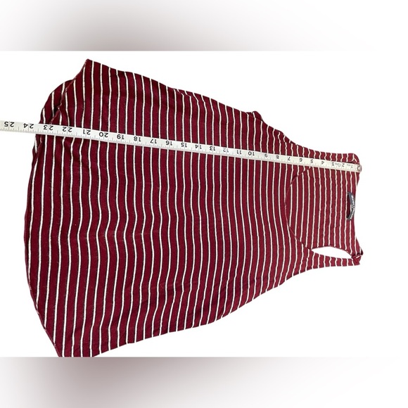 Brandy Melville Red & White Striped Lightweight Tank Top Size Small Women’s EUC - Picture 4 of 7